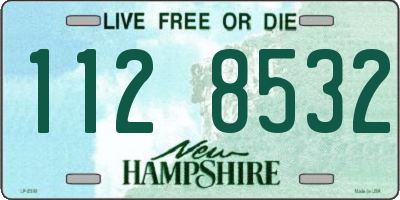 NH license plate 1128532