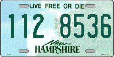 NH license plate 1128536