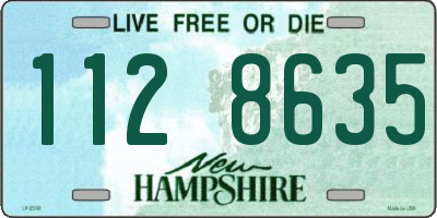 NH license plate 1128635