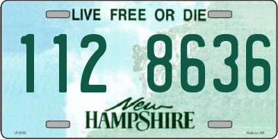 NH license plate 1128636