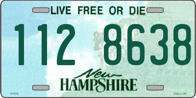 NH license plate 1128638