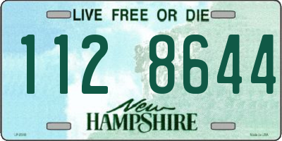 NH license plate 1128644