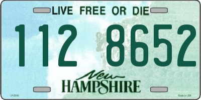 NH license plate 1128652