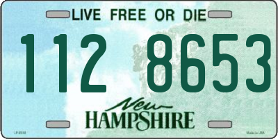 NH license plate 1128653