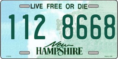 NH license plate 1128668