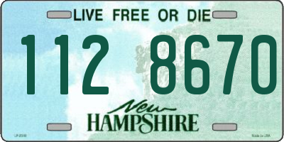 NH license plate 1128670