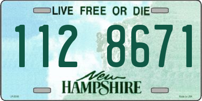 NH license plate 1128671