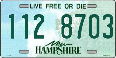 NH license plate 1128703