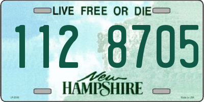 NH license plate 1128705