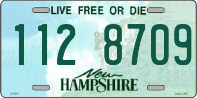 NH license plate 1128709