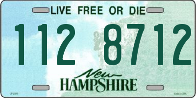 NH license plate 1128712