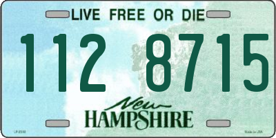 NH license plate 1128715