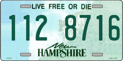 NH license plate 1128716