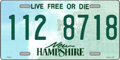 NH license plate 1128718