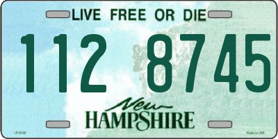 NH license plate 1128745