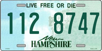NH license plate 1128747