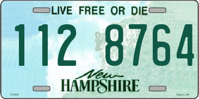 NH license plate 1128764