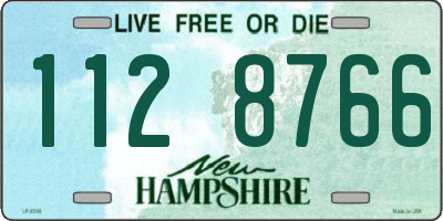 NH license plate 1128766
