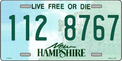 NH license plate 1128767