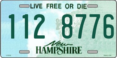 NH license plate 1128776