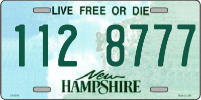 NH license plate 1128777