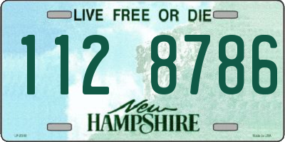 NH license plate 1128786