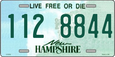 NH license plate 1128844
