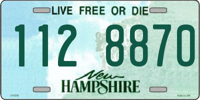 NH license plate 1128870