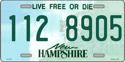 NH license plate 1128905