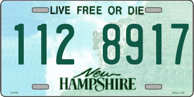 NH license plate 1128917