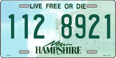 NH license plate 1128921