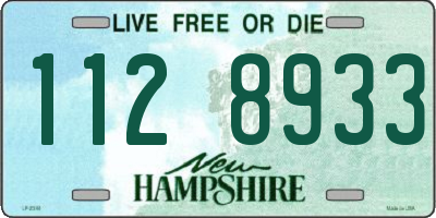 NH license plate 1128933