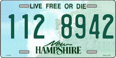 NH license plate 1128942