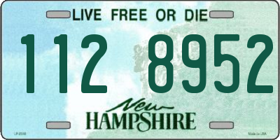 NH license plate 1128952