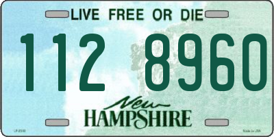 NH license plate 1128960