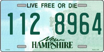 NH license plate 1128964