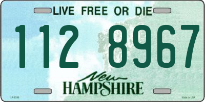 NH license plate 1128967