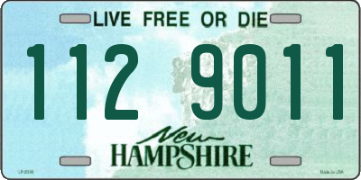 NH license plate 1129011