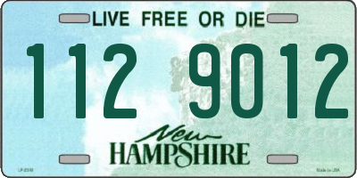 NH license plate 1129012