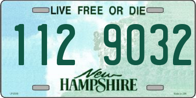 NH license plate 1129032
