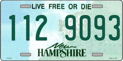 NH license plate 1129093