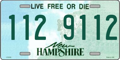 NH license plate 1129112