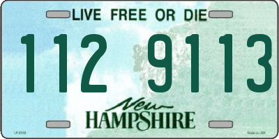 NH license plate 1129113