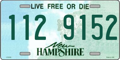 NH license plate 1129152