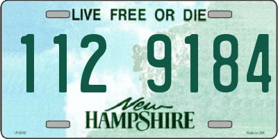 NH license plate 1129184