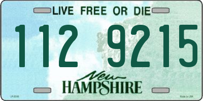 NH license plate 1129215