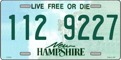 NH license plate 1129227