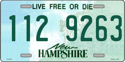 NH license plate 1129263