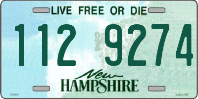 NH license plate 1129274