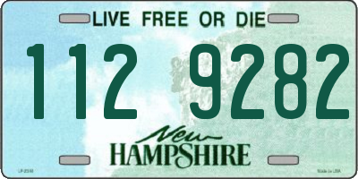 NH license plate 1129282